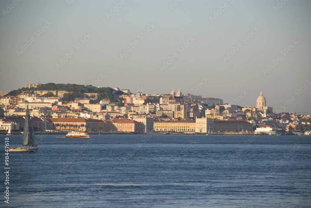 Panorama von Lissabon und Tejo