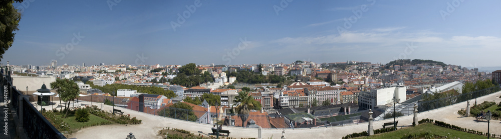 Panorama von Lissabon, Portugal