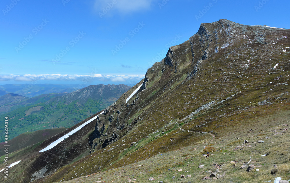 Fototapeta premium In den Cordilleren von Kantabrien