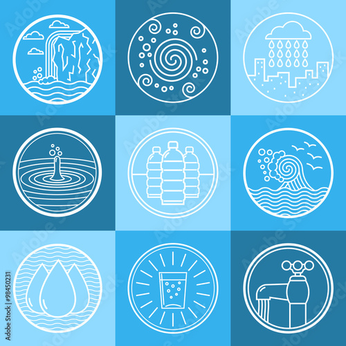 Water emblem set