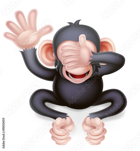 Cartoon See No Evil Monkey