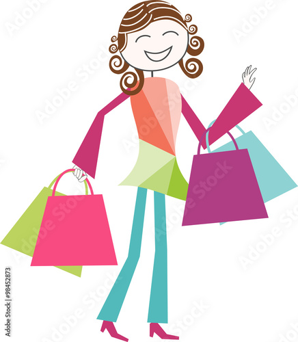 Soldes, promotion, shopping