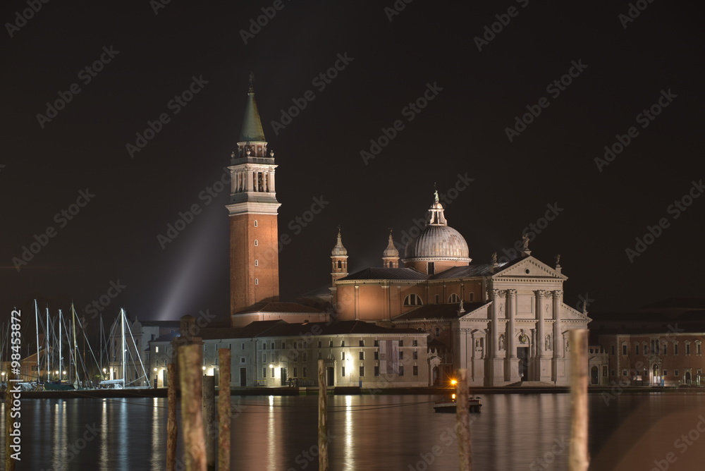 Naklejka premium Venedig bei Nacht