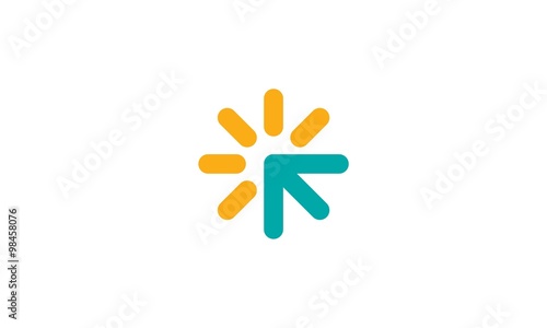  abstract arrow business company logo