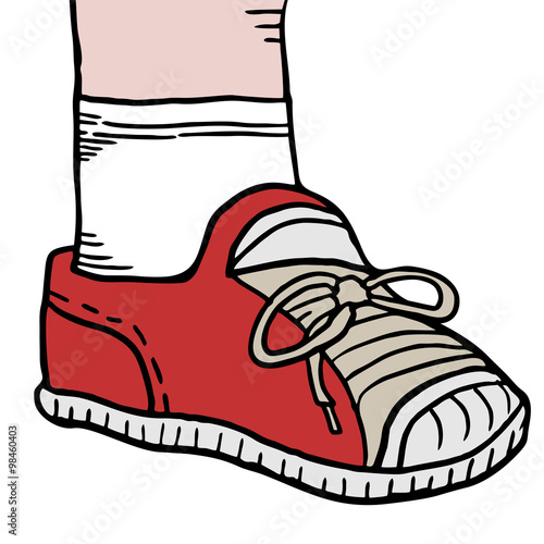 cartoon shoe