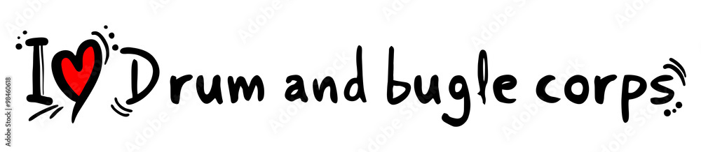 Drum and bugle corps love Drum and bugle corps love