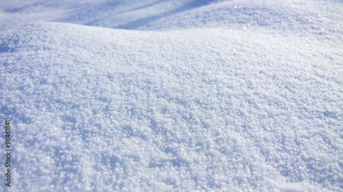 White fresh snow background