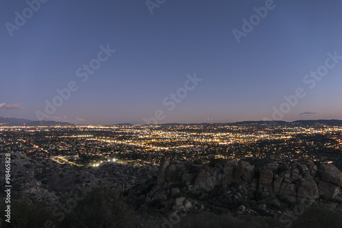 Los Angeles West Valley Dusk photo