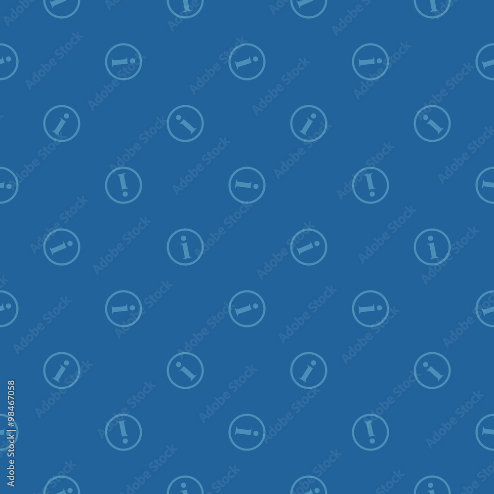 Information icon pattern