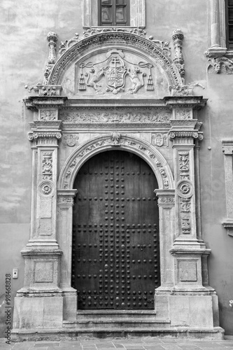 Granada - The portal of Palacio Arzobispal (Archbishop's Palace)