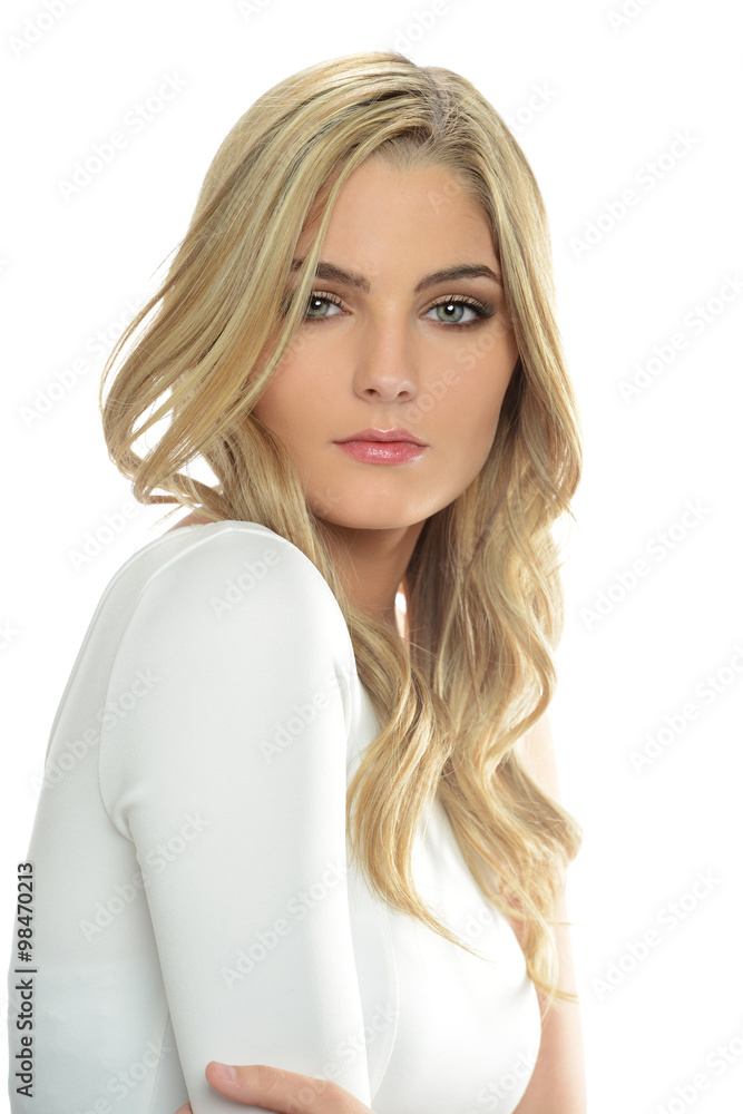 Portrait of beautiful young blond Portrait of beautiful young blond