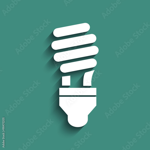 Logo ampoule basse consommation.