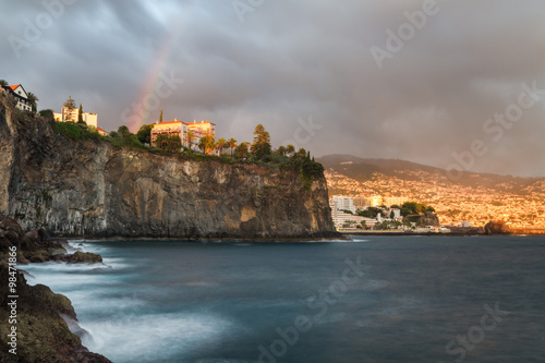 Rainbow over the city of Funchal
