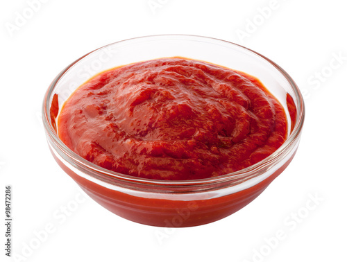 Obraz na plátně Cocktail Sauce in a Glass Bowl