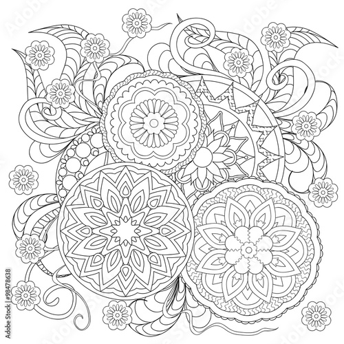 floral mandalas