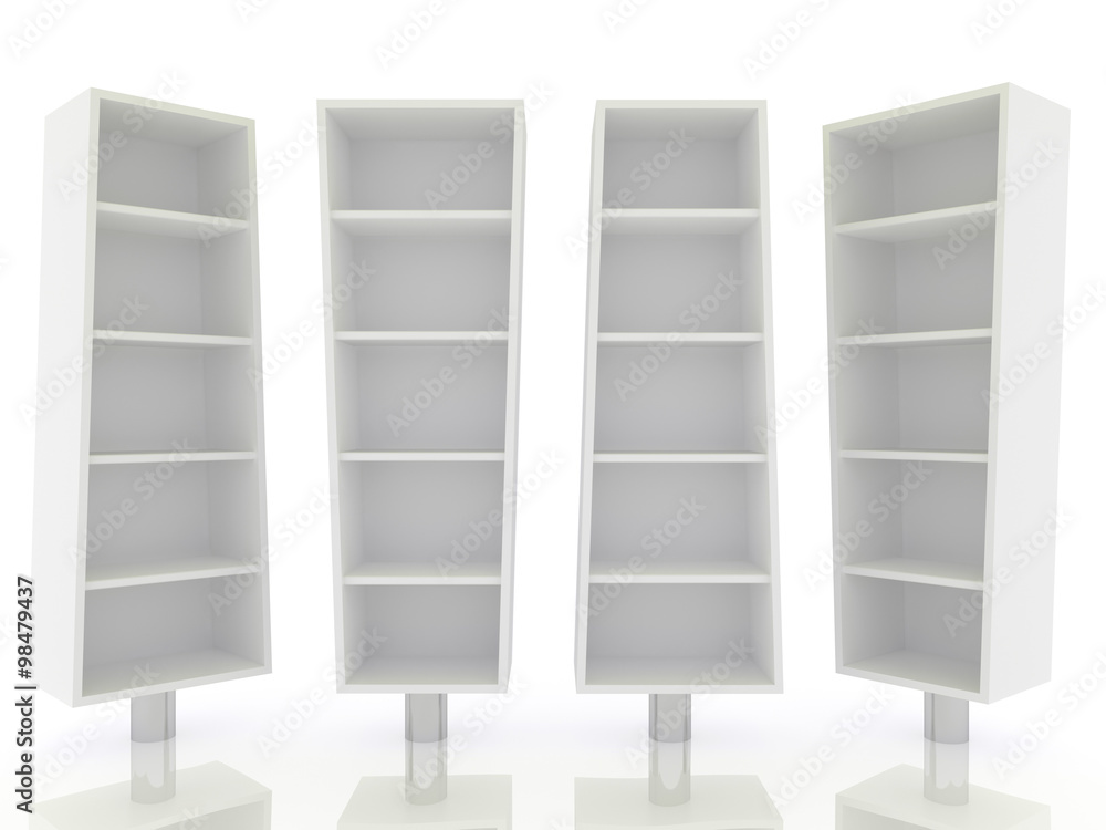 Color white shelves Color white shelves
