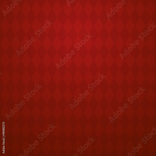 Vector background with light and dark red rhombus
