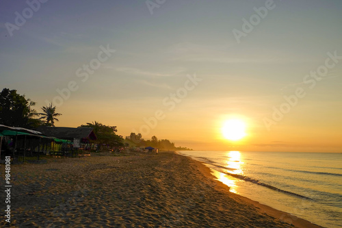 Beautiful sunrise at Rayong, Thailand © itsmebik