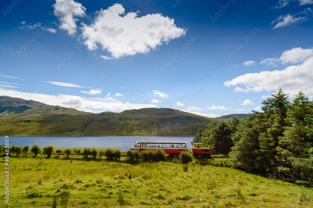 Fototapeta premium Narrow gauge railway, Fintown, County Donegal, Ireland