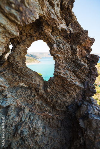 Cliffs near the beach Vai