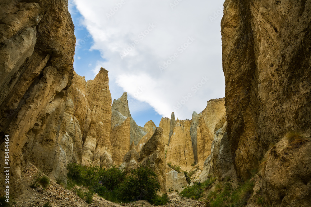 Fototapeta premium Clay Cliffs near Omarama