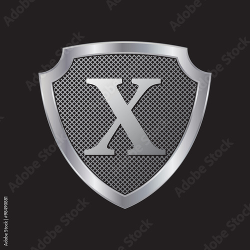 innitial shield logo icon