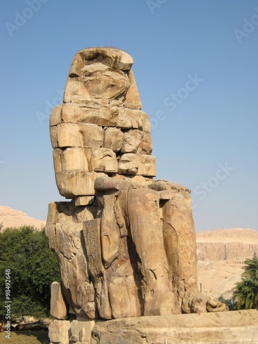 Colossi of Memnon outside of Luxor, Egypt