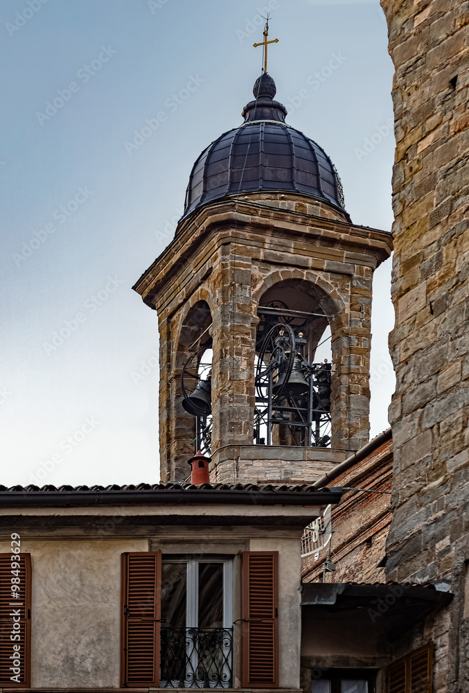 Bells of a cathedral of Bergamo
