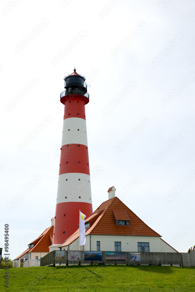 Westerhever Leuchtturm - Nordsee Westerhever Leuchtturm - Nordsee