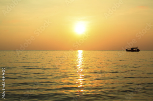 A wonderful sunset at Sea. © De Visu