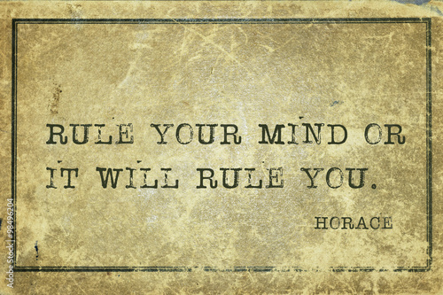 rule mind Horace photo