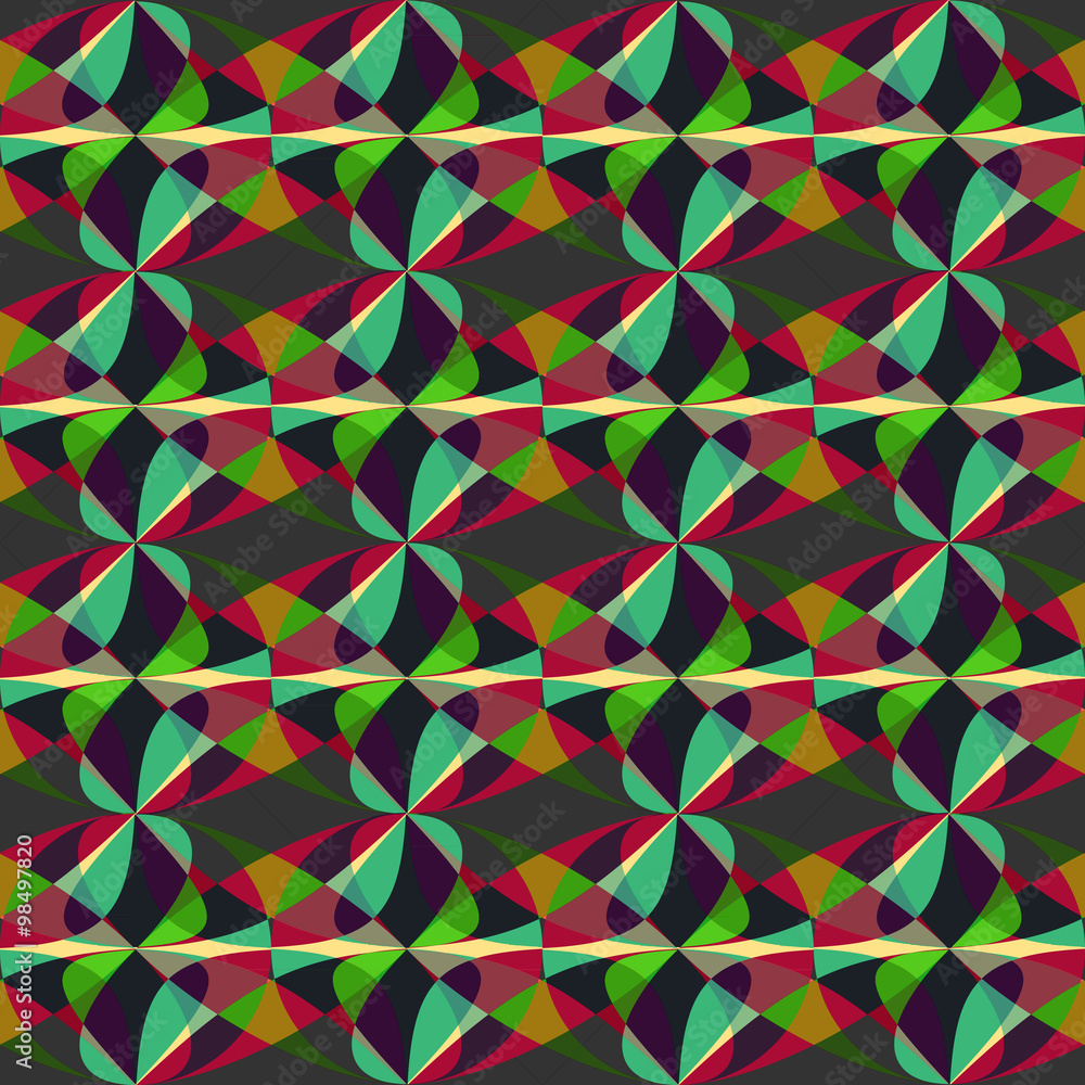 Fototapeta premium Seamless geometric pattern. Vector illustration.