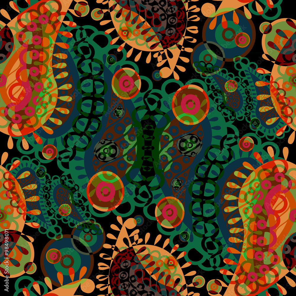Naklejka premium paisley pattern in vector format