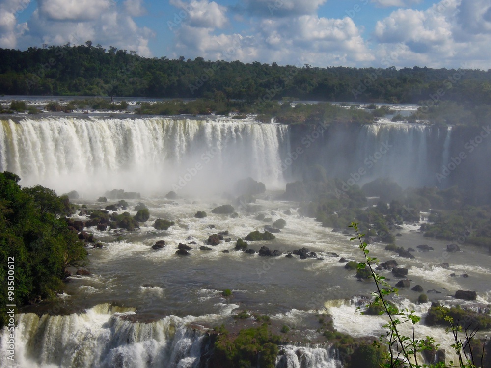 Fototapeta premium ブラジル側のイグアスの滝