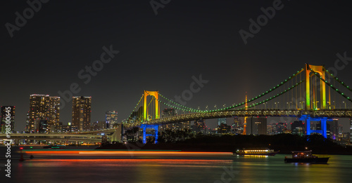 Fototapeta Naklejka Na Ścianę i Meble -  Evening View of Tokyo Skyline