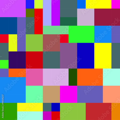 Square pixel mosaic. Abstract colorful background 