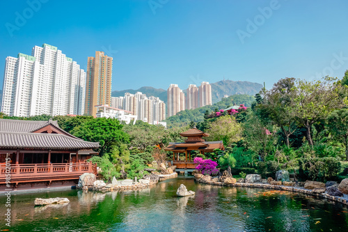 landscape of nan lian garden,Hongkong photo