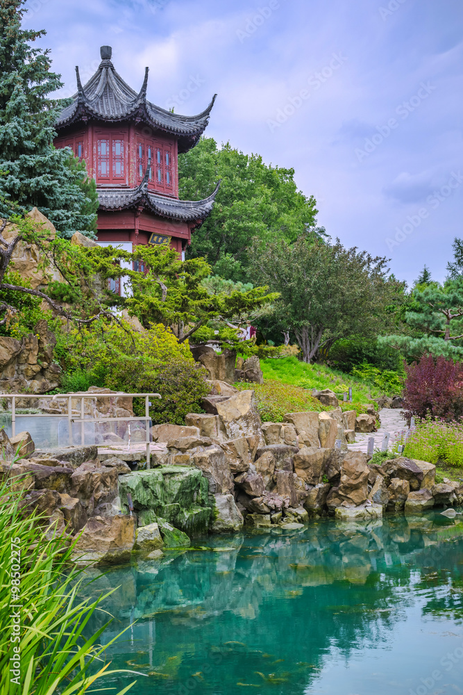 Chinese garden in Botanical Garden Montreal Chinese garden in Botanical Garden Montreal