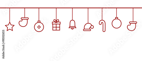 Weihnachtskarte Dekoration