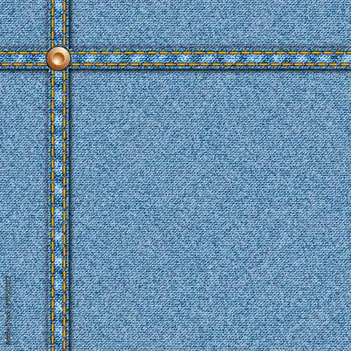 Denim Texture Seamless Vector with Seam
