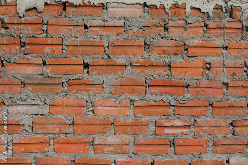 red brick wall texture allowing the picture to be tiled for background