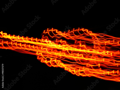 guitar on fire