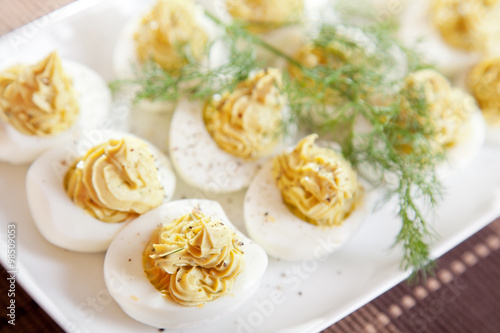 Stuffed eggs