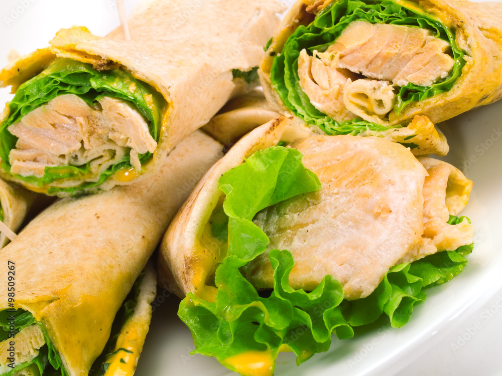 Sandwiches with Salmon Sandwiches with Salmon