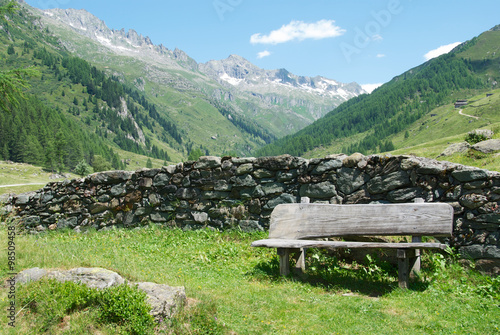 Bench for a relaxing view #98509458