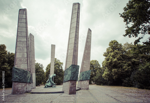 Monument in Warsaw, Poland. photo