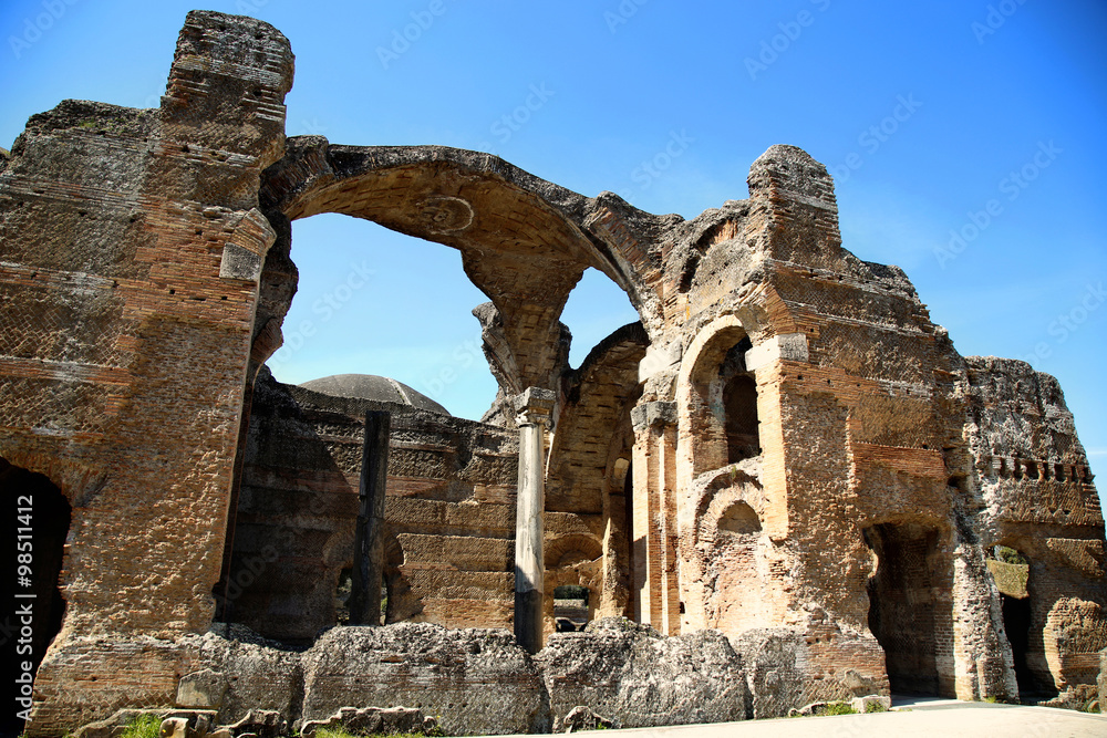 Ancient ruins of Villa Adriana ( The Hadrian's Villa ), Cryptopo