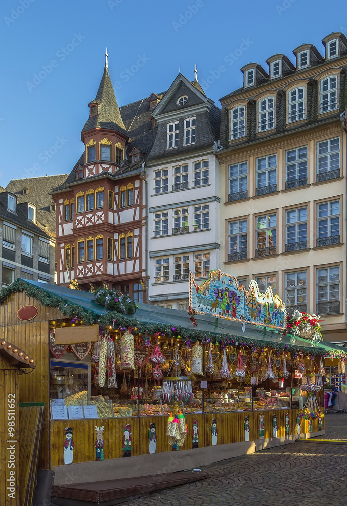 Fototapeta premium christmas market, Frankfurt