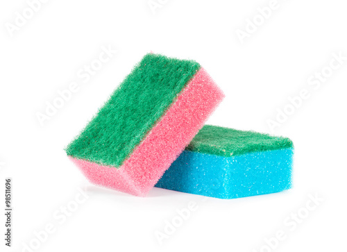 Image of colored sponges