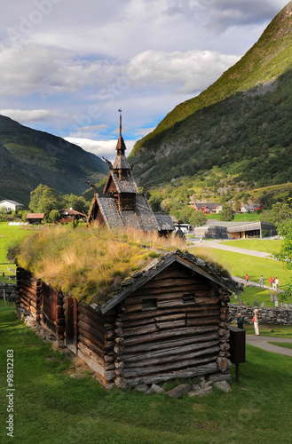 Borgund traditional wooden architecture